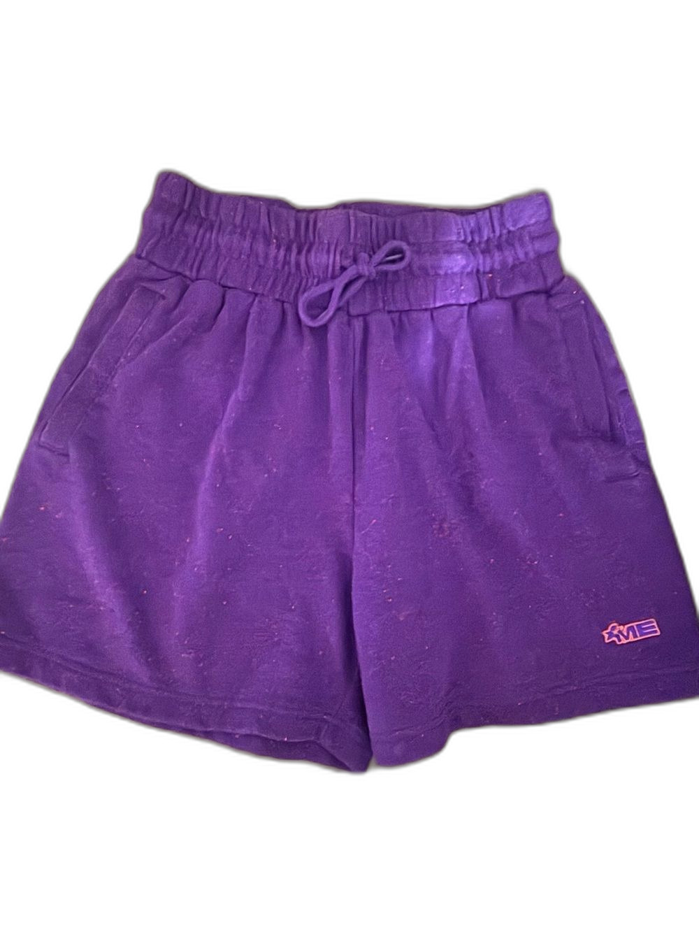 Melody Ehsani Purple Sweat Shorts size Small